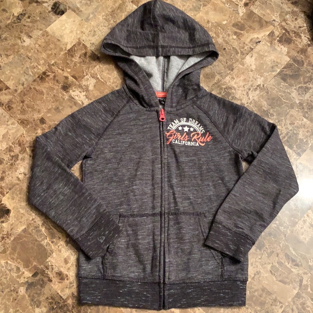 Girls Rule hoodie, great condition size 6